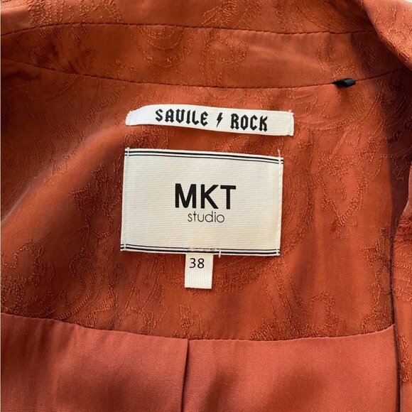 MKT Studio Savile Rock Paisley Jacquard Print Blazer size 38 (US 2) - Picture 4 of 6